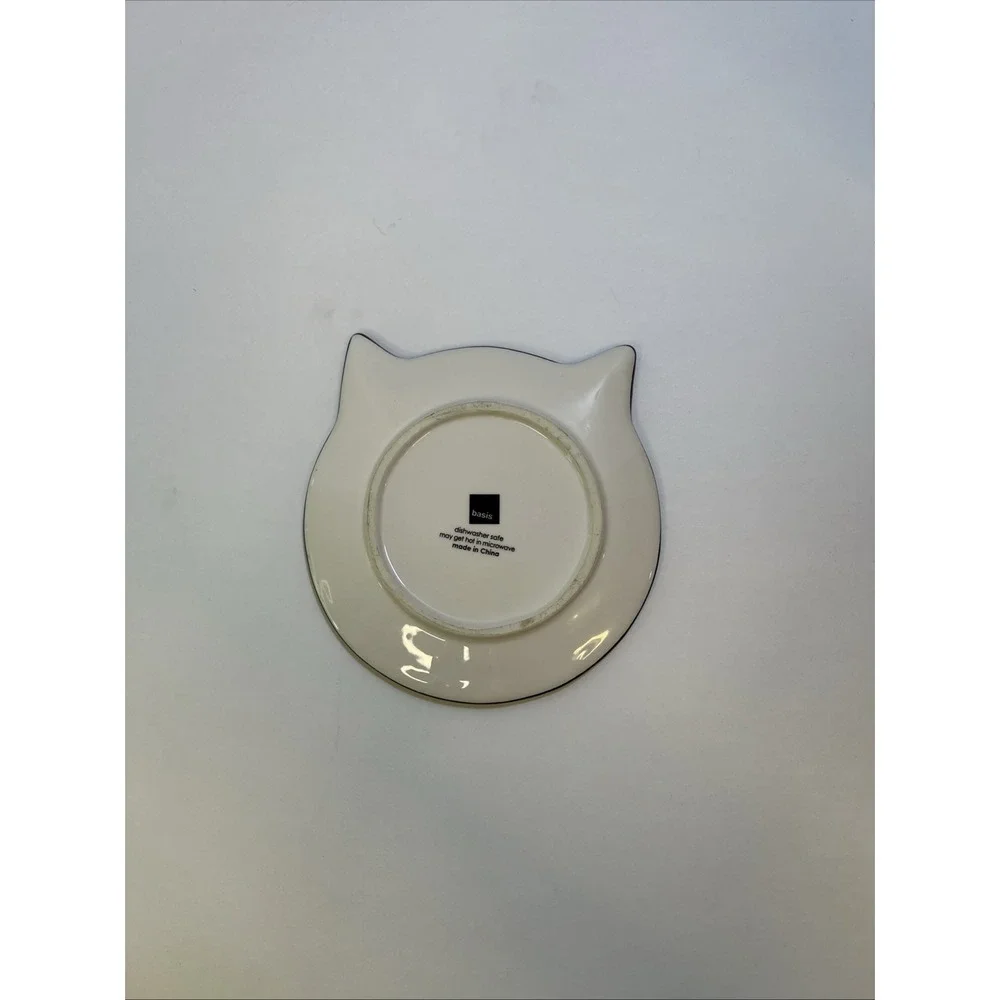 Basis‎ black cat spoon rest plate 6